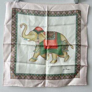 Jim Thompson silk handkerchief in old rose pink